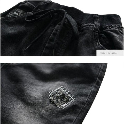 Boys pants spring autumn black jeans kids casual trousers boys jeans-TB01272-Veeddydropshipping