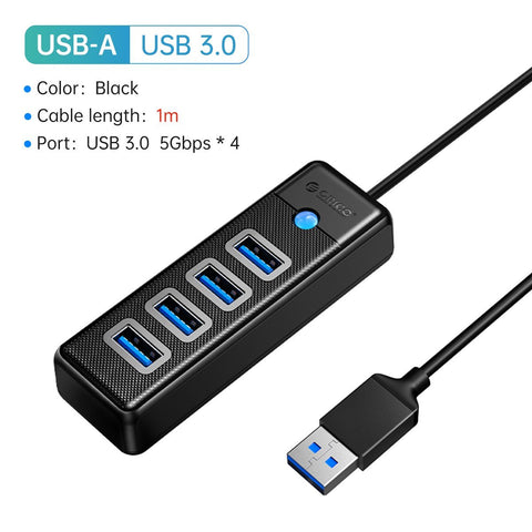 HUB Colorful  Mini Splitter  Adapter Accessories-CO00241-Veeddydropshipping