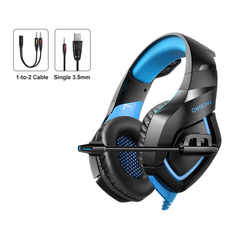 Wired LED Comfortable Gaming Headphones with HD Mic-Veeddydropshipping