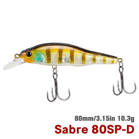 Suspending Minnow 80mm 10.3g Fishing Lure Sabre Long Casting Artificial Hard-OS00511-Veeddydropshipping