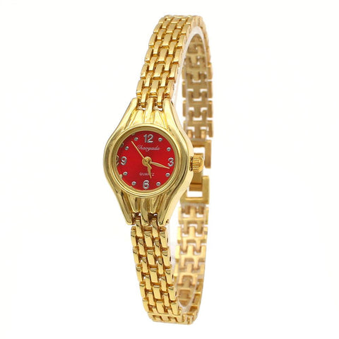 Watch Golden Small Dial Quartz leisure Watch Popular Wristwatch-JW01084-Veeddydropshipping