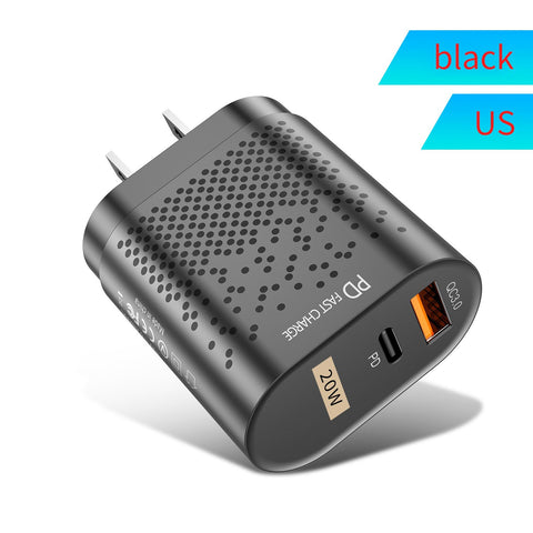 US Standard Charging Plug 3.0 Fast Charge PD Charger 18W for Apple Android -CE00157-Veeddydropshipping
