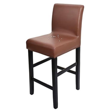 PU Waterproof Elastic Bar Stool Chair Covers-HA00534-Veeddydropshipping