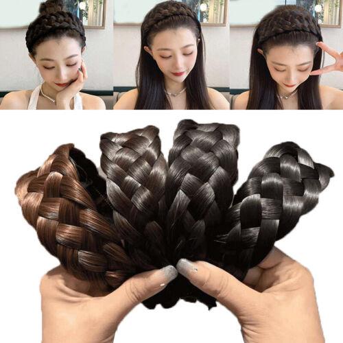 Hair Braided Plaited Headband for Women-WF01129-Veeddydropshipping