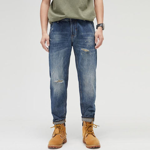 Autumn Mens Casual Cotton Long Pants-MF00535-Veeddydropshipping