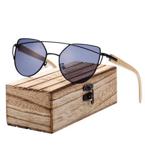 Polarized Sunglasses Wood Women Sun Glasses-WF01296-Veeddydropshipping