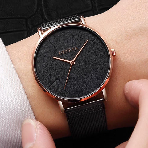 watch fashion gold Rose watch for women silver  watch-JW00954-Veeddydropshipping