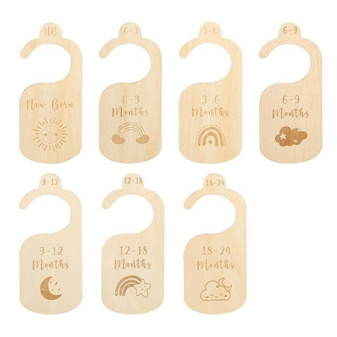 Newborn 24 Months Baby Closet Dividers Wooden Cartoon Swan Nursery-TB00754-Veeddydropshipping