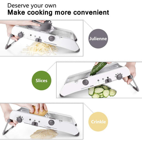 Adjustable Mandoline Slicer Stainless Steel Grater-HA01945-Veeddydropshipping