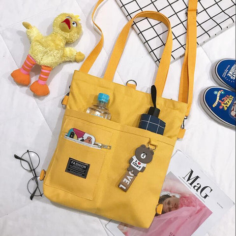 Bags Large Capacity Simple Folding Shopping Tote Bag-BS00127-Veeddydropshipping