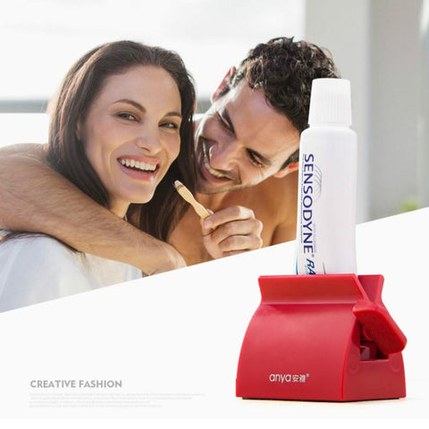 Automatic Toothpaste Dispenser Toothbrush Holder-HA01021-Veeddydropshipping
