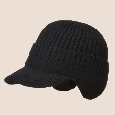 Solid Color Knitted Beanies Hat For Male Warm-MF00961-Veeddydropshipping