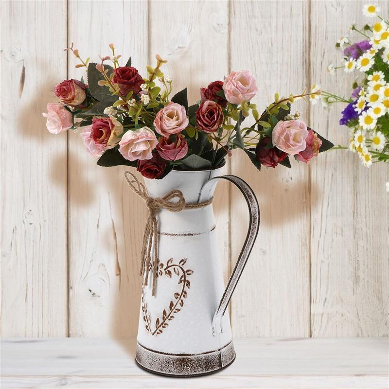Vase Flower Metal Decor Planter Chic Pot-HA00298-Veeddydropshipping