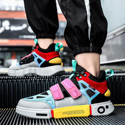 Luxury Casual Platform Vulcanized Shoes Men Trainer Street-BS01433-Veeddydropshipping