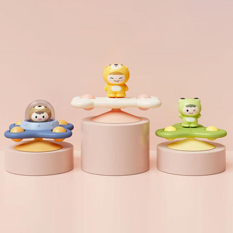 Montessori Baby Bath Toys For Boy Children Bathing Sucker Spinner Suction Cup Toy-TB00497-Veeddydropshipping