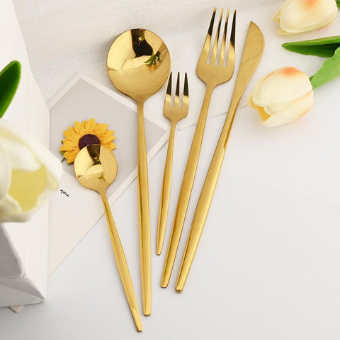 Dinnerware Set Fork Spoon Flatware Cutlery Set-HA01330-Veeddydropshipping