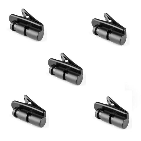1pc 360° Rotatable Black Headphone Earphone Cable Cord Wire Lead Lapel Black-CE00127-Veeddydropshipping