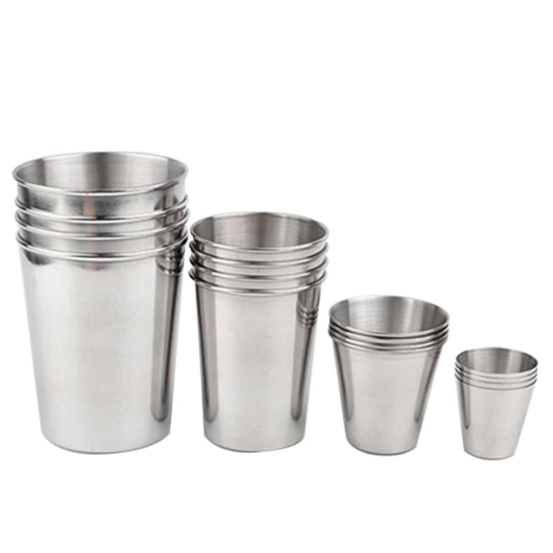 Outdoor Stainless Steel Cups Shots Set-HA01276-Veeddydropshipping