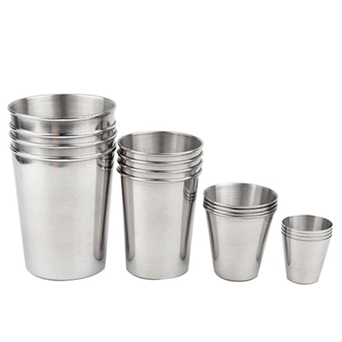 Outdoor Stainless Steel Cups Shots Set-HA01276-Veeddydropshipping