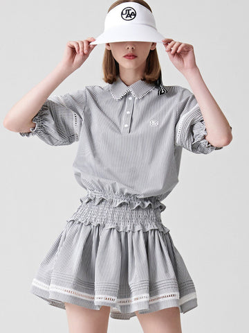 Golf Women's Suit Golf Women's Polo Elastic Breathable Short Sleeve T-shirt-OS00733-Veeddydropshipping