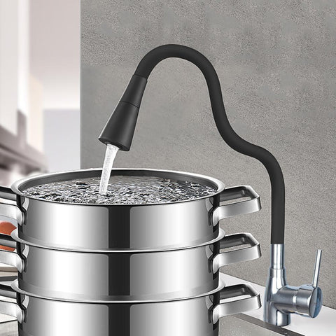 Stainless Kitchen Faucet Random Rotation Sink-TI00632-Veeddydropshipping