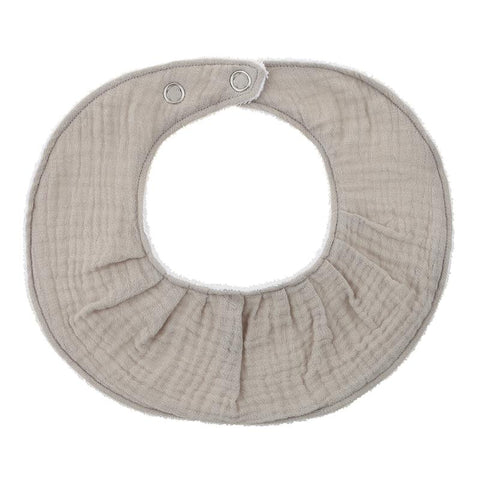 Cotton Gause Baby Bibs Solid Color Absorbent Baby Tassel Bib Newborn-TB00708-Veeddydropshipping