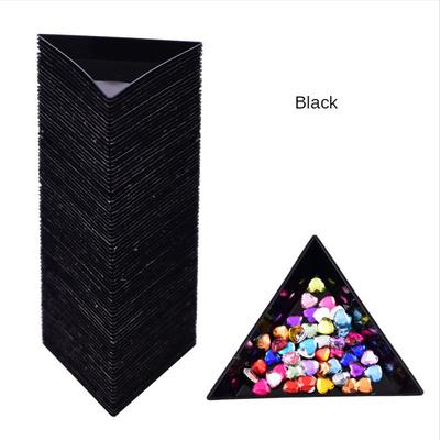 Plastic Triangle Tray Nail Crystal Sorting Storage-HA00819-Veeddydropshipping