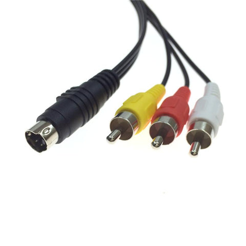 RCA Audio Video Cable Game Cable Transfer Cable S Terminal 4 Pin To AV -CE01453-Veeddydropshipping