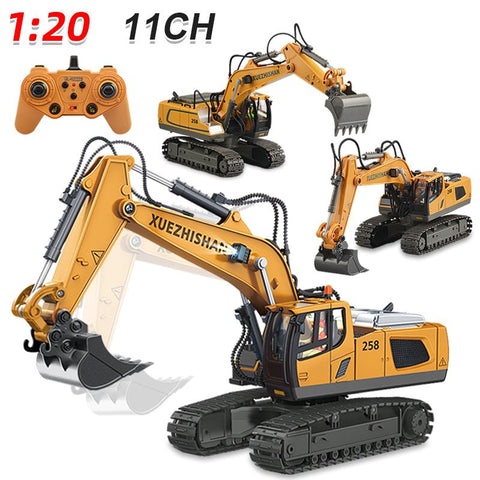Rc Excavator Children Toys Radio Remote Control Engineering Car-AM00656-Veeddydropshipping