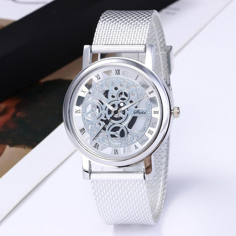 Luxury Stainless Steel Quartz Sport Plastic Band Dial Wristwatch-JW01131-Veeddydropshipping