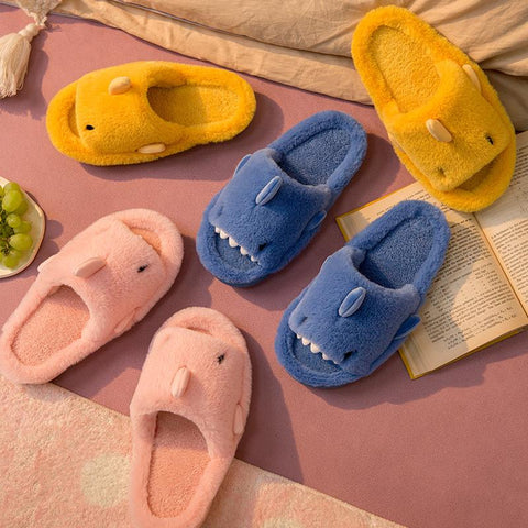 Cotton Slippers Home Couples Fashion Shoes Warm Women-BS01200-Veeddydropshipping