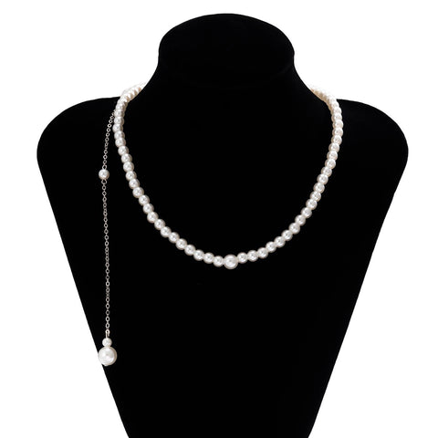 Korean Romance Pearl Chain Necklace Back Chain For Women -JW01375-Veeddydropshipping