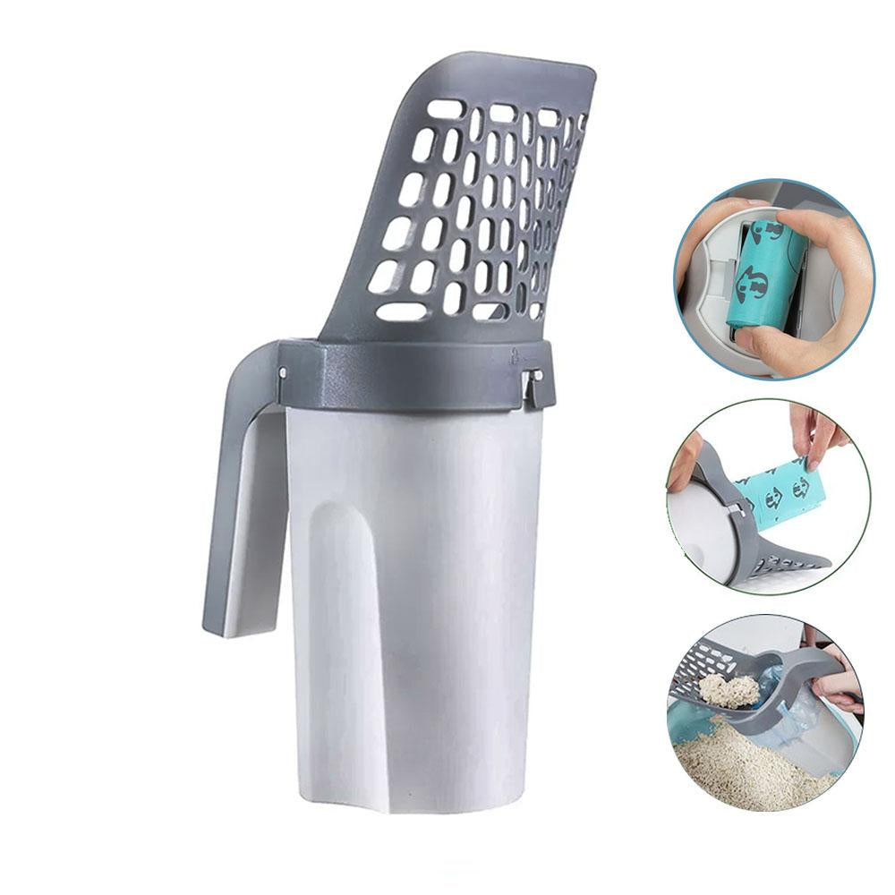 Cat Shovel Scoop Clean Toilet Garbage Picker-HA01979-Veeddydropshipping