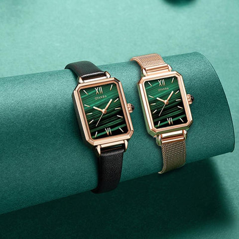 Luxury Green Simple Fashion Waterproof Quartz -JW01053-Veeddydropshipping