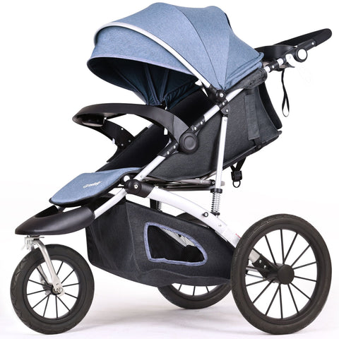 Jogging Stroller Foldable Jogging Stroller Single Toddler Stroller Jogging-TB00406-Veeddydropshipping