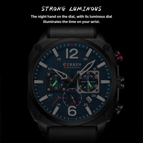 Watch Fashion Waterproof  Clock Leather  Quartz Watches-JW00673-Veeddydropshipping
