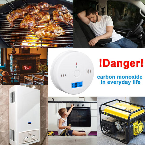 Carbon Sensor Smoke Detector Warning Alarm-CO00615-Veeddydropshipping