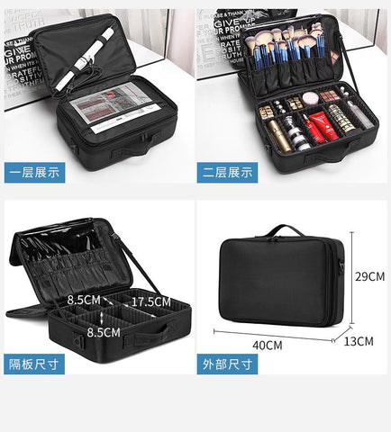 Capacity Cosmetic Bag Hot-selling Professinal Women Travel-BS00074-Veeddydropshipping