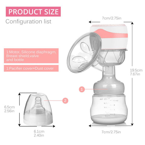 Electric Breast Pump Milk Pump Integrated Portable Easy Convenient-TB00655-Veeddydropshipping