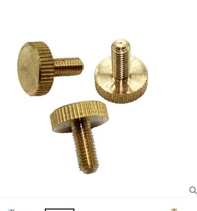 Knurled Brass head Hand tighten Thumb Screws-TI00579-Veeddydropshipping