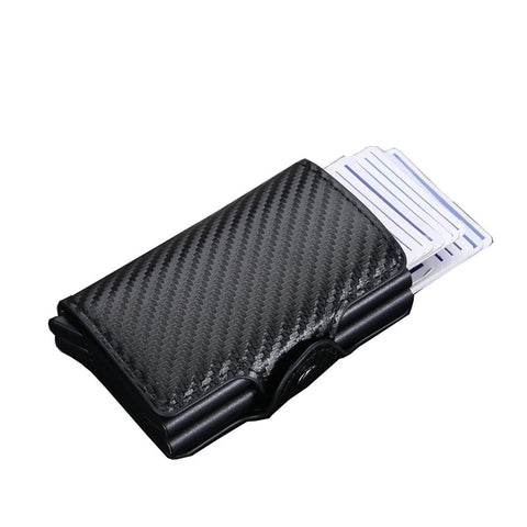 Fiber Leather Wallet Credit Card Holder for Women-BS00646-Veeddydropshipping