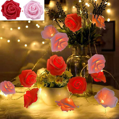 3m 20leds Rose LED Flower Fairy String Lights Garland Christmas-TI00933-Veeddydropshipping