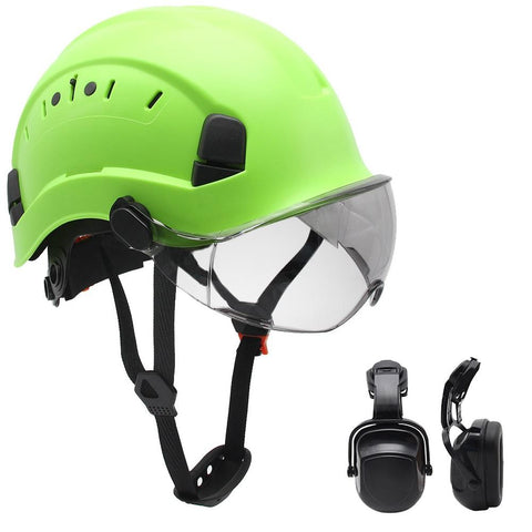 Safety Helmet with Goggles Protective Hard Hat-CO00687-Veeddydropshipping