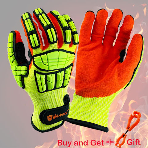 Protective Work Gloves  with Oil-proof Nitrile Dipped -CO00684-Veeddydropshipping