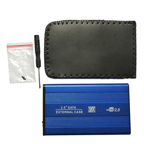 Aluminum Alloy 2.5 inch HDD Case USB 2.0 to SATA External Hard Drive Enclosure -CE01356-Veeddydropshipping