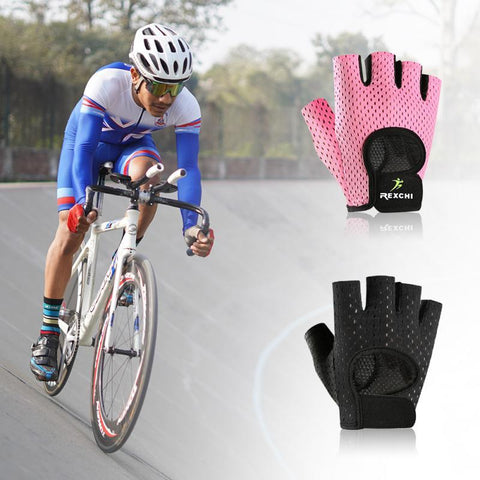 Cycling Anti-slip Anti-sweat Breathable Half Finger Gloves Men Women Professional -OS01024-Veeddydropshipping