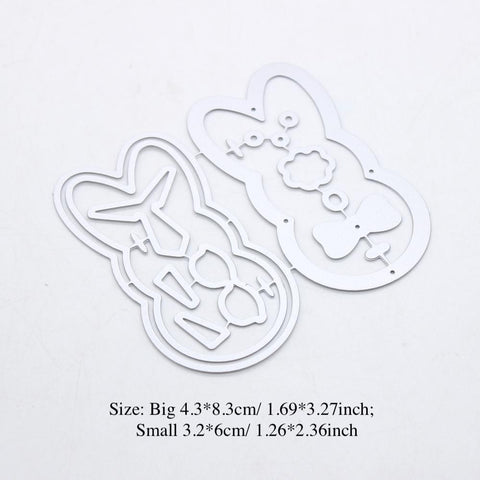 Peeps Shaker Metal Cutting Dies Stencils for DIY Scrapbooking-HA00122-Veeddydropshipping