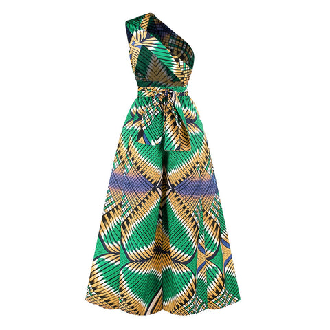 African Clothes Jumpsuit Multi-Wear Style-WF01510-Veeddydropshipping