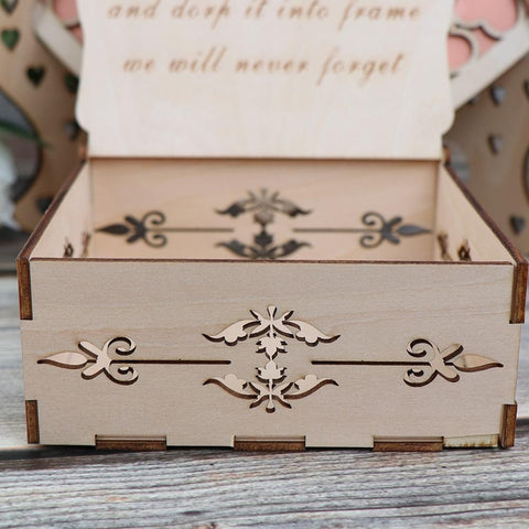 Signature Guest Book Wooden Eternal Love Series-HA00743-Veeddydropshipping