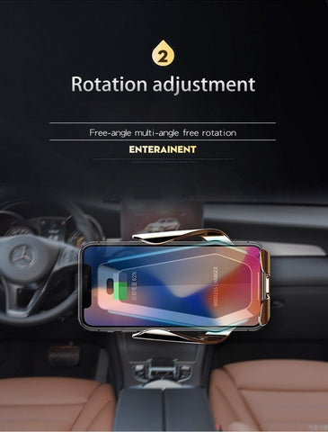 Fashion 10w Car Qi Wireless Charger For iPhone XS X 8-PA01133-Veeddydropshipping